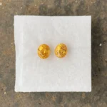 Mandarin Garnet Pair 1.47 ct |  Oval | Fanta Orange | Loliondo, Tansania