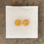 Mandarin Garnet Pair 1.87 ct |  Oval | Fanta Orange | Loliondo, Tansania - Image 3