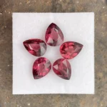 Rhodolite Garnet Layout  15.90 ct  | Pear Shape | Shades of Red | Umba Valley, Tanzania