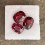 Rhodolite Garnet Layout  9.46 ct  | Oval | Burgundy Red | Umba Valley, Tanzania - Image 2