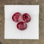 Rhodolite Garnet Layout  14.80 ct  | Oval | Violet Red | Umba Valley, Tanzania
