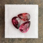 Rhodolite Garnet Layout  7.24 ct  | Pear Shape | Shades of Red | Umba Valley, Tanzania - Image 2