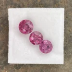 Umbalite (Rhodolite Garnet) Layout  4.88 ct | Round | Violet Pink | Umba Valley, Tanzania - Image 2