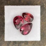 Rhodolite Garnet Layout  8.02 ct  | Pear Shape | Carmine Red | Umba Valley, Tanzania - Image 2