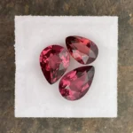 Rhodolite Garnet Layout  8.02 ct  | Pear Shape | Carmine Red | Umba Valley, Tanzania - Image 3