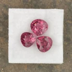 Umbalite (Rhodolite Garnet) Layout  7.41 ct  | Pear Shape | Violet Pink | Umba Valley, Tanzania