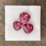 Umbalite (Rhodolite Garnet) Layout  7.41 ct  | Pear Shape | Violet Pink | Umba Valley, Tanzania - Image 3