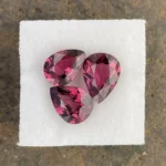 Umbalite (Rhodolite Garnet) Layout 7.84 ct | Pear Shape | Pinkish Violet | Umba Valley, Tanzania