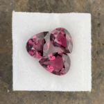 Umbalite (Rhodolite Garnet) Layout 7.84 ct | Pear Shape | Pinkish Violet | Umba Valley, Tanzania - Image 2