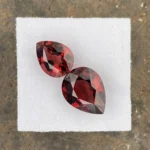 Rhodolite Garnet Layout  8.13 ct  | Pear Shape | Orangy Red | Umba Valley, Tanzania