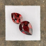 Rhodolite Garnet Layout  8.13 ct  | Pear Shape | Orangy Red | Umba Valley, Tanzania - Image 2