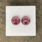 Rhodolite Garnet Pair 5.61 ct | Round | Pinkish Red | Umba Valley, Tanzania - Image 3