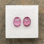 Umbalite (Rhodolite Garnet) Pair 2.97 ct  | Oval | Violet Pink | Umba Valley, Tanzania - Image 3