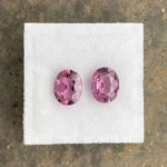 Umbalite (Rhodolite Garnet) Pair 3.25 ct  | Oval | Violet Pink | Umba Valley, Tanzania - Image 4