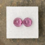 Umbalite (Rhodolite Garnet) Pair  4.59 ct | Round |  Mauve Violet | Umba Valley, Tanzania - Image 3