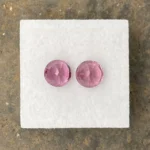 Umbalite (Rhodolite Garnet) Pair 3.27 ct |  Round | Mauve Violet | Umba Valley, Tanzania - Image 3