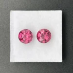 Malaya Garnet Pair 4.54 ct | Round | Violet Pink | Umba Valley, Tanzania