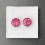 Malaya Garnet Pair 4.54 ct | Round | Violet Pink | Umba Valley, Tanzania - Image 4