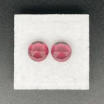 Malaya Garnet Pair 3.92 ct | Round | Salsa Red | Umba Valley, Tanzania - Image 3