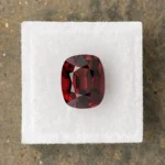 Rhodolite Garnet 6.28 ct | Cushion | Bordeaux Red | Umba Valley, Tanzania