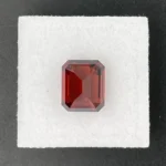 Malaya Garnet 5.66 ct  | Emerald Cut | Orangy Red | Umba Valley, Tanzania - Image 3