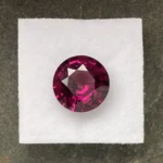 Rhodolite Garnet 6.89 ct  | Round | Violet Purple | Umba Valley, Tanzania