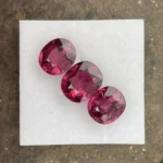 Rhodolite Garnet Set  16.86 ct  | Oval | Mulberry Red | Umba Valley, Tanzania - Image 2