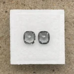 Spinels Pair 2.05 ct | Cushion | Dove Grey | Mogok, Burma (Myanmar) - Image 3