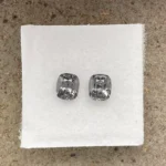 Spinels Pair 1.76 ct | Cushion | Dove Grey | Mogok, Burma (Myanmar)