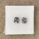 Spinels Pair 1.76 ct | Cushion | Dove Grey | Mogok, Burma (Myanmar) - Image 2