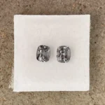 Spinels Pair 1.76 ct | Cushion | Dove Grey | Mogok, Burma (Myanmar) - Image 4