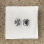 Spinels Pair 1.76 ct | Cushion | Dove Grey | Mogok, Burma (Myanmar) - Image 5