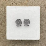 Spinels Pair 1.76 ct | Cushion | Dove Grey | Mogok, Burma (Myanmar) - Image 3