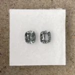 Spinels Pair 1.90 ct | Cushion | Gunmetal | Mogok, Burma (Myanmar)