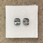 Spinels Pair 1.90 ct | Cushion | Gunmetal | Mogok, Burma (Myanmar) - Image 4