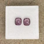 Spinels Pair 1.78 ct | Cushion | Greyish Violet | Mogok, Burma (Myanmar) - Image 3