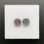 Spinel Companion Pair 2.08 ct | Cushion | Bluish & Purplish Grey | Mogok, Burma (Myanmar) - Image 3