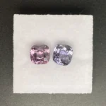 Spinel Companion Pair 3.50 ct | Cushion | Purplish Blue & Pink | Ratnapura, Sri Lanka - Image 5