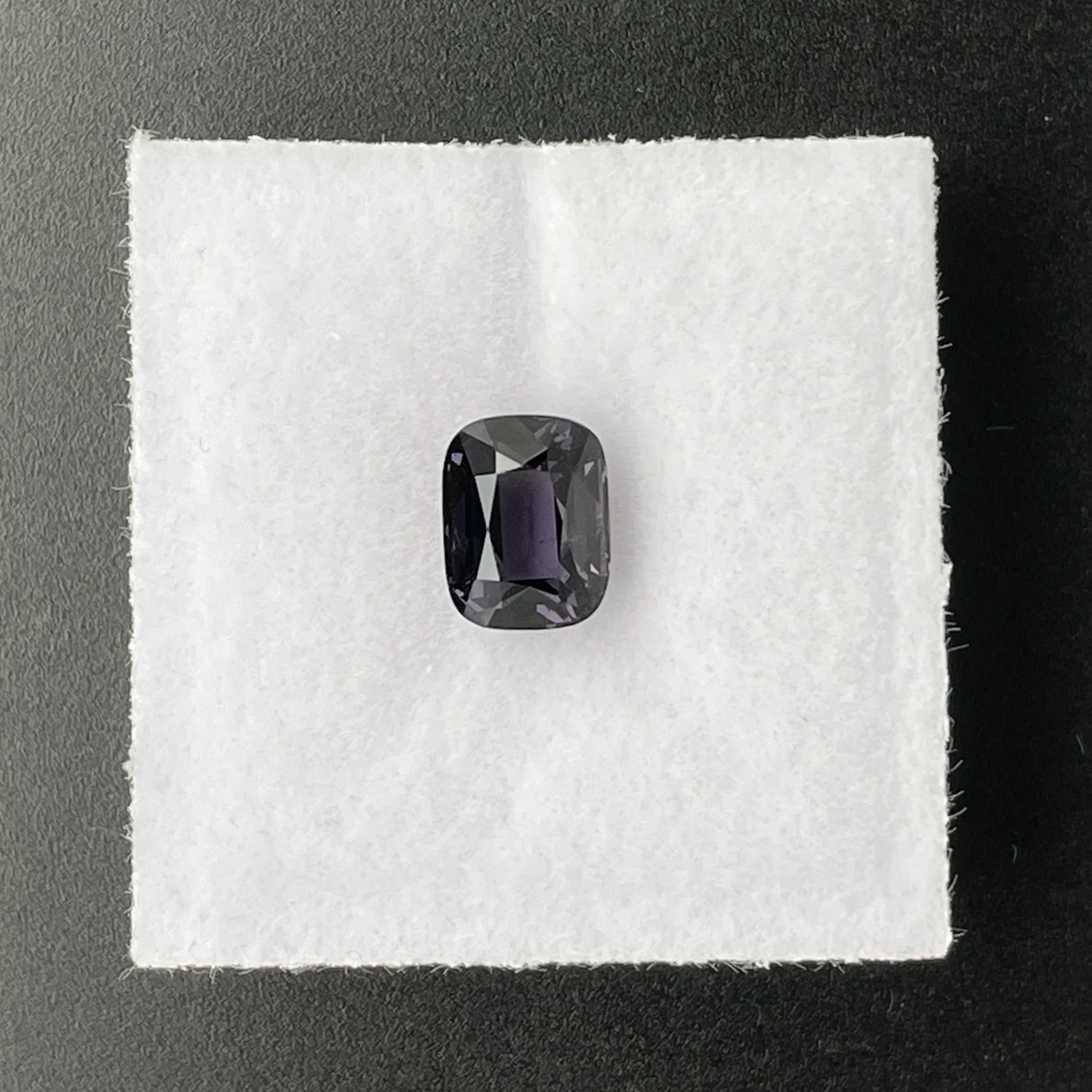SLS029P1 Spinel 1.57 ct | Cushion | Greyish Purple | Elahera, Sri Lanka - Image 1