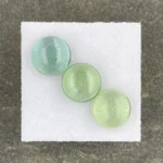 Tourmaline Layout  9.25 ct | 9 mm Round Cabochon | Mint Green | Mavuco, Mosambique - Image 2