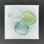 Tourmaline Layout  38.81 ct | Various Shape Cabochon | Various Green | Minas Gerais, Brazil - Image 3