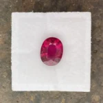 Rubellite 2.22 ct | Oval | Purplish Red | Mavuco, Mosambique - Image 2
