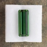 Tourmaline 8.09 ct | Emerald Cut | Bottle Green | Rubaya, Congo