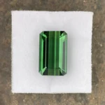 Tourmaline 8.09 ct | Emerald Cut | Bottle Green | Rubaya, Congo - Image 3
