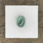Tourmaline 3.21 ct | 10 x 8 mm Oval Cabochon | Leaf Green | Rubaya, Congo (DRC) - Image 2