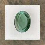 Tourmaline 11.13 ct | 16 x 12 mm Oval Cabochon | Leaf Green | Rubaya, Congo (DRC) - Image 3