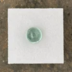 Tourmaline 2.69 ct |  8 mm Round Cabochon | Leaf Green | Rubaya, Congo (DRC)