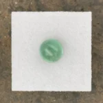 Tourmaline 2.40 ct |  8 mm Round Cabochon | Leaf Green | Rubaya, Congo (DRC) - Image 2