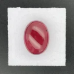 Rubellite 12.23 ct |  16 x 12 mm Oval Cabochon | Violet Red | Antsirabe, Madagascar