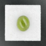 Tourmaline 4.36 ct | 12 x 10 mm Oval Cabochon | Grass Green | Minas Gerais, Brazil